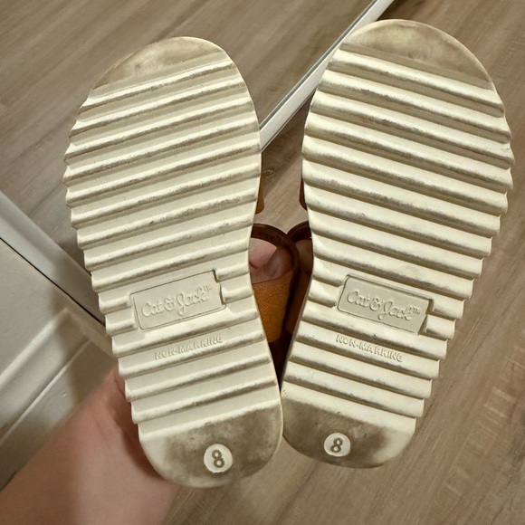 Cat & Jack Toddler Shaelyn Sandals Cognac 8T - Picture 5 of 5